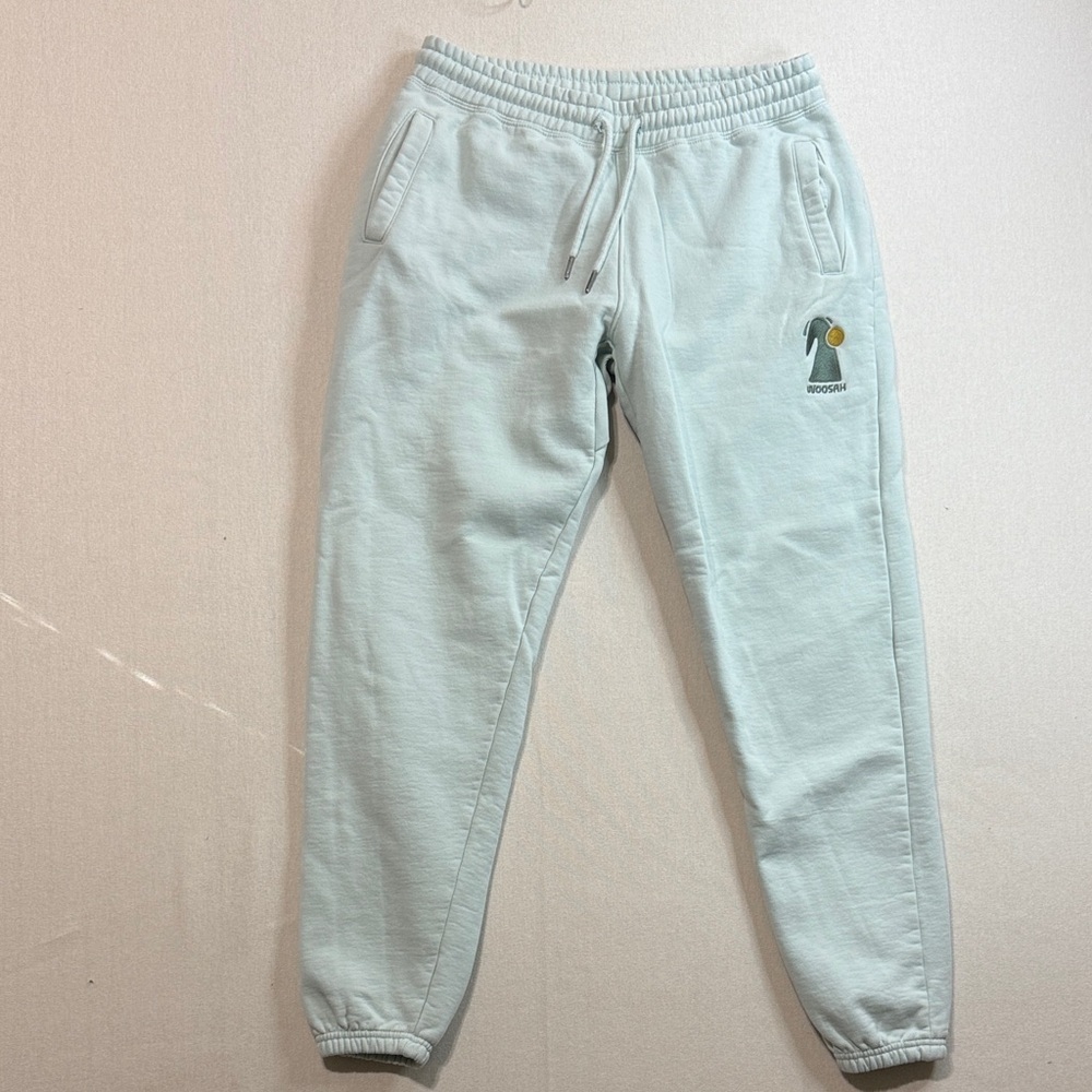 WOOSAH Men's Light Gray Joggers by Unknown Brand